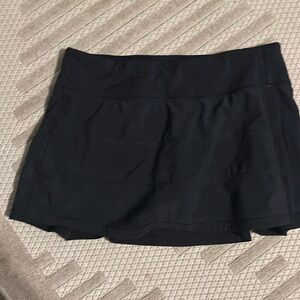 Black Lululemon tennis skirt